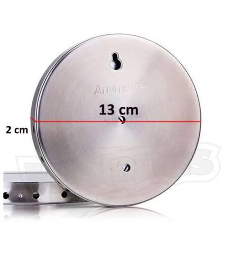 Anymetre TH600B Termometre Nem Ölçer Higrometre Paslanmaz Çelik Metal Gövde - 2