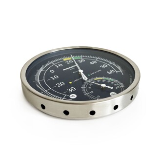 Anymetre TH603 Termometre Nem Ölçer Higrometre Paslanmaz Çelik Metal Çerçeve - 10