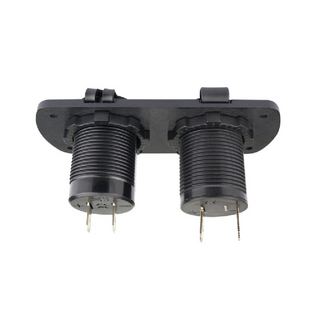 Araç Çakmaklık ve USB Şarj Adaptörü 12V/24V Su Geçirmez DC Araç Otomobil Yat - Thumbnail
