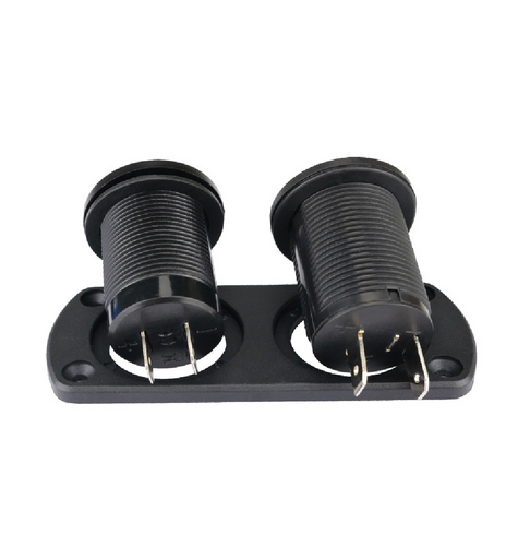 Araç Çakmaklık ve USB Şarj Adaptörü 12V/24V Su Geçirmez DC Araç Otomobil Yat