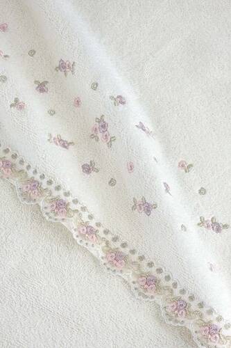 Arliva Home Meltem Bukle Nakışlı Havlu 30x50