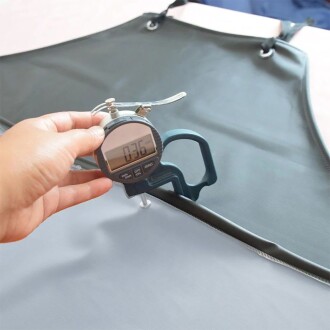 Asit ve Kimyasal İş Önlüğü PVC Laboratuvar Su Geçirmez Önlük Lacivert - 6