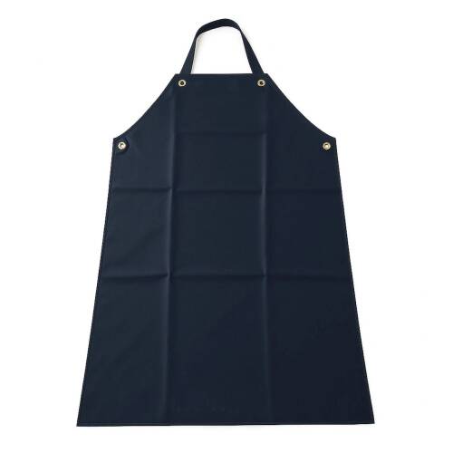 Asit ve Kimyasal İş Önlüğü PVC Laboratuvar Su Geçirmez Önlük Lacivert - 8