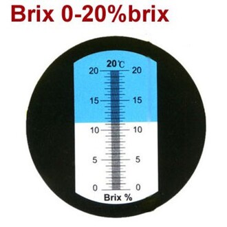 ATC 0-20 Şeker Yoğunluk Ölçer Brix Refraktometre - Thumbnail