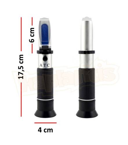 ATC 0-32 Şeker Yoğunluk Ölçer Brix Refraktometre - 2
