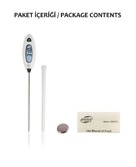 BENETECH GM1311 Dijital Saplamalı Yemek Termometresi - 8