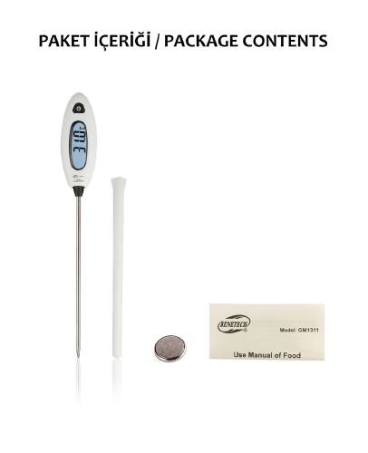 BENETECH GM1311 Dijital Saplamalı Yemek Termometresi - 8