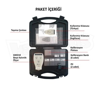 BENETECH GM210 Boya Kaplama Kalınlık Ölçer - 7