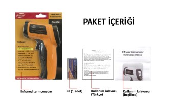 BENETECH GM300 Infrared Lazer Temassız Termometre - 8