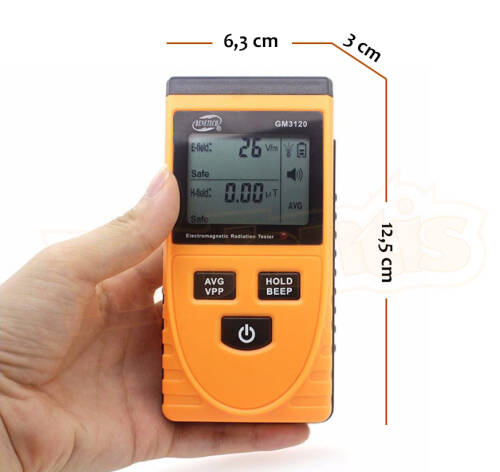 BENETECH GM3120 Elektromanyetik Alan Radyasyon Ölçer - 6