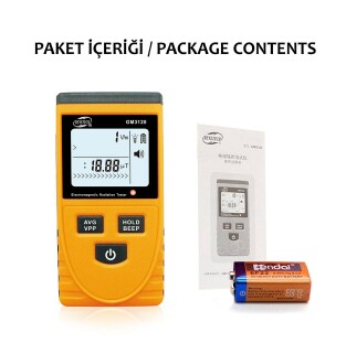 BENETECH GM3120 Elektromanyetik Alan Radyasyon Ölçer - 7