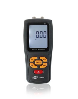 Benetech - BENETECH GM505 Manometer Differential Pressure Meter