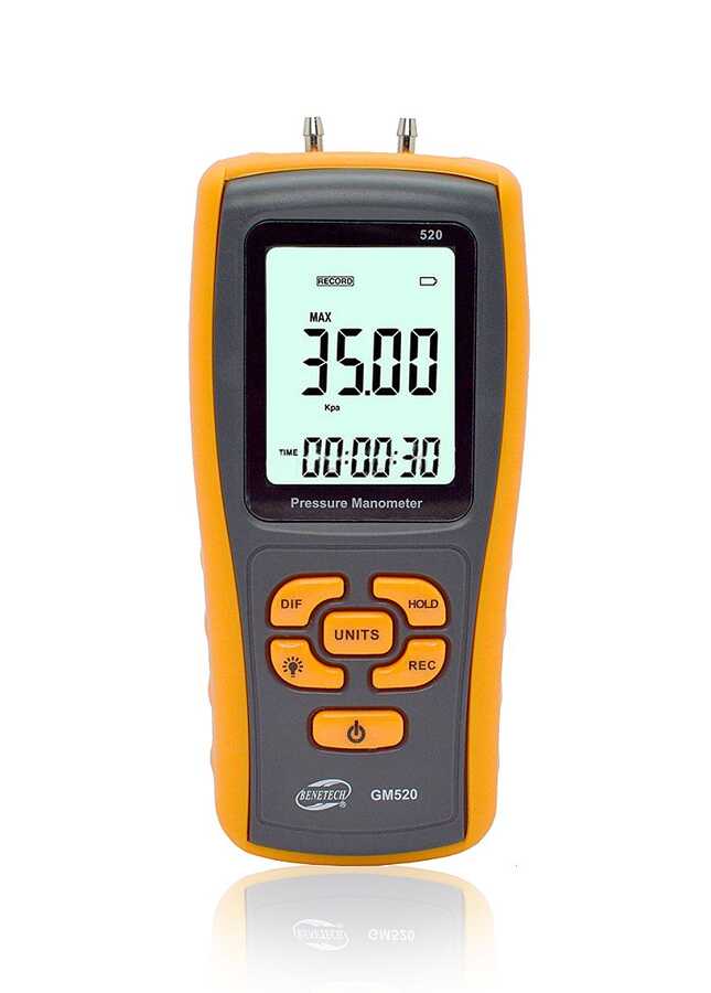  Benetech Gm520 Manometre Fark Basınç Ölçer