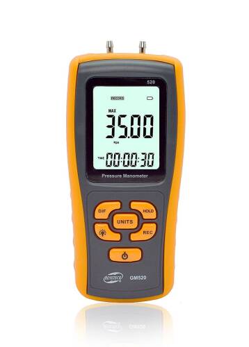 BENETECH GM520 Manometre Fark Basınç Ölçer - 1