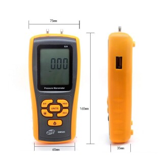 BENETECH GM520 Manometre Fark Basınç Ölçer - 5