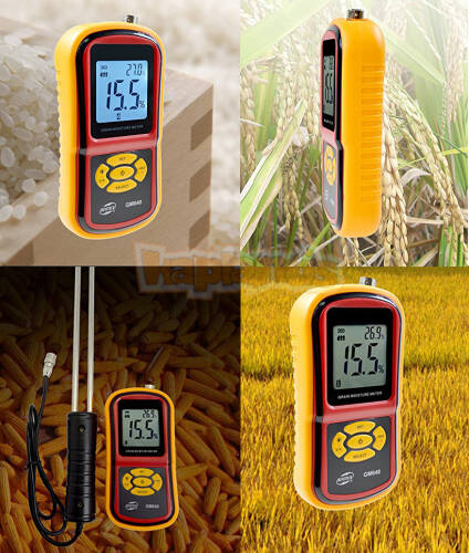 BENETECH GM640 Tahıl Nem Ölçer Buğday Arpa Saman Pirinç - 8