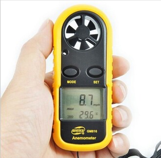 BENETECH GM816 Anemometre Termometreli Hava Akım Ölçer - Thumbnail
