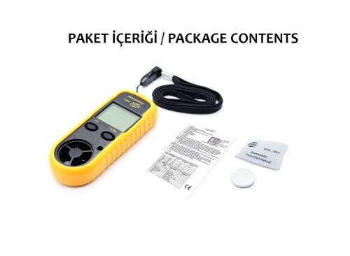 BENETECH GM816 Anemometre Termometreli Hava Akım Ölçer - 8