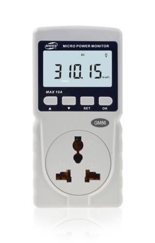 BENETECH GM86 Enerjimetre Watt Güç Ölçer - 1