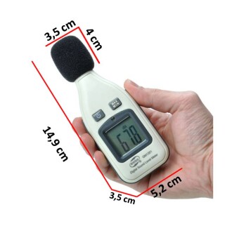 BENETECH Ses Seviyesi Desibel Ölçer Desibelmetre - 4