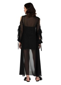 BONDY Saten 2'li Takım Siyah - 5