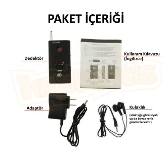 CC308+ Kamera Sinyal Dedektörü Böcek Bulucu - 8