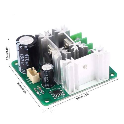 CCMHCN DC Motor Hız Kontrol Cihazı PWM PLC 6V12V36V60V90V15A - 4