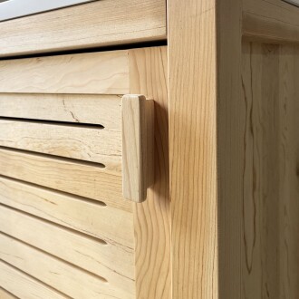 Cedar Wood Bathroom Vanity Cabinet - 60 cm / 24" - 9