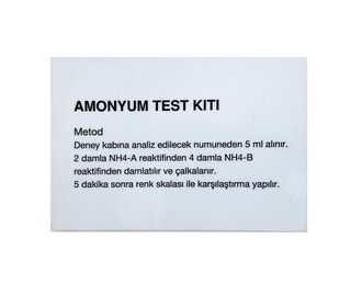 ChemBio Amonyum Test Kiti 0-10 ppm 100 Test Kolorimetrik Ammonium Su Kalite Akvaryum - Thumbnail