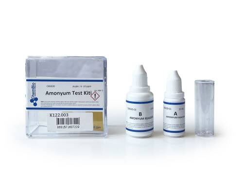 ChemBio Amonyum Test Kiti 0-10 ppm 100 Test Kolorimetrik Ammonium Su Kalite Akvaryum - 1