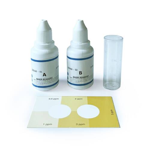 ChemBio Bakır Test Kiti 0-5 ppm 100 Test Kolorimetrik