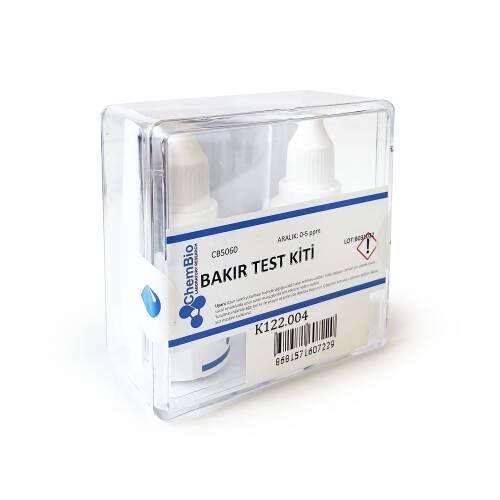 ChemBio Bakır Test Kiti 0-5 ppm 100 Test Kolorimetrik - 8