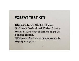 ChemBio Fosfat (Orto) Test Kiti 100 Test (0,5 - 1 - 2,5 - 5 - 10 -30 Ppm) - 7