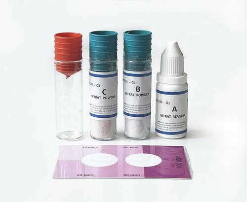 ChemBio Nitrat Test Kiti 0-100 ppm Kolorimetrik 100 Test Su Havuz Akvaryum Nitrate