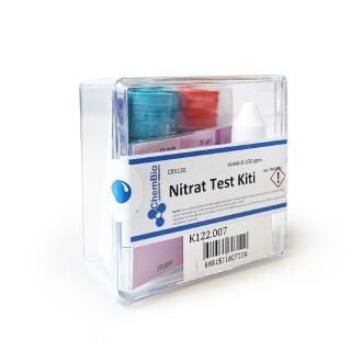 ChemBio Nitrat Test Kiti 0-100 ppm Kolorimetrik 100 Test Su Havuz Akvaryum Nitrate - 8