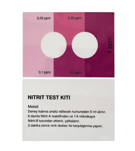 ChemBio Nitrit Test Kiti 0-1 ppm - 6