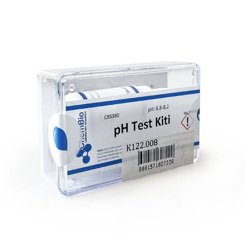 ChemBio PH Test Kiti 6.8-8.2 Kolorimetrik 100 Test Su Havuz Akvaryum PH Ölçer