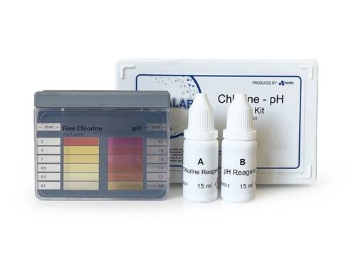 ChemBio PH ve Klor Test Kiti Havuz 0-5mg/l(ppm) Klor ve 6.8-8.2 PH