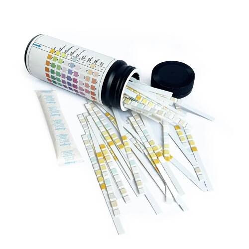 D-Lab Su Analiz Test Kağıdı 9 Parametre 100'lü PH Sertlik Demir Nitrat Nitrit Klor - 5