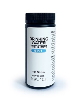 D-Lab Su Analiz Test Kağıdı 9 Parametre 100'lü PH Sertlik Demir Nitrat Nitrit Klor - 6