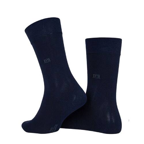 D'S Damat Bambu 3lü Çorap Set Lacivert - 6