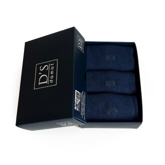 D'S Damat Bambu 3lü Çorap Set Lacivert - 7