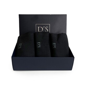 D'S Damat Bambu 3lü Çorap Set Siyah - 9