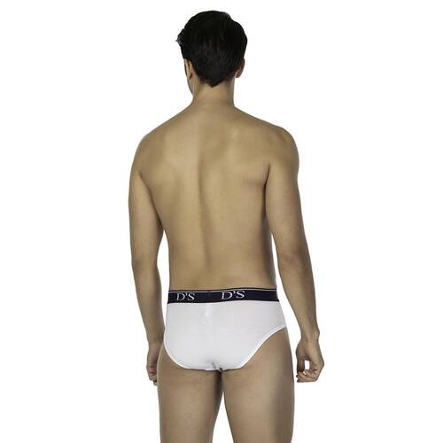 D'S Damat Comfort 2'li Erkek Slip Beyaz