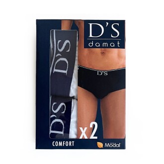 D'S Damat Comfort 2'li Erkek Slip Beyaz 