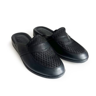 D'S Damat Deri Terlik Desenli - 4