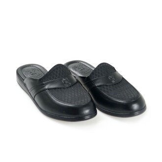 D'S Damat Leather Patterned Slippers