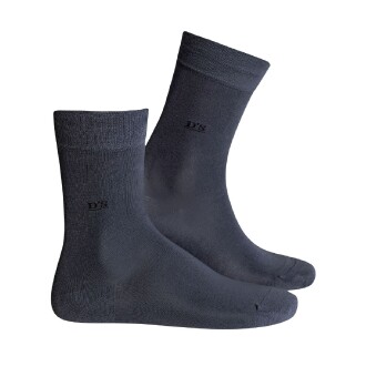 D'S Damat Men Bamboo Socks Plain Pattern Anthracite 40-44