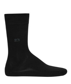 D'S Damat Erkek Bambu Çorap Düz Siyah 40-44 - 2