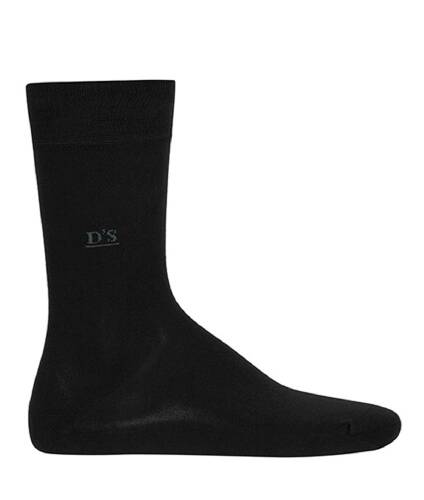 D'S Damat Erkek Bambu Çorap Düz Siyah 40-44 - 2